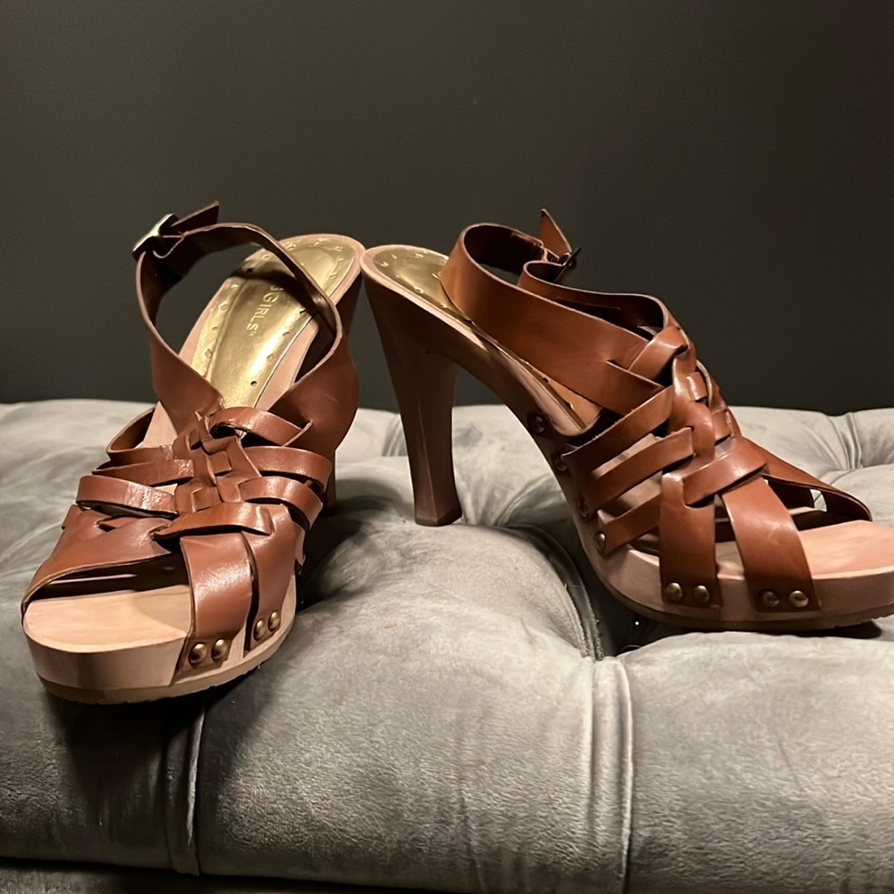 BCBG Girls Leather Sandal